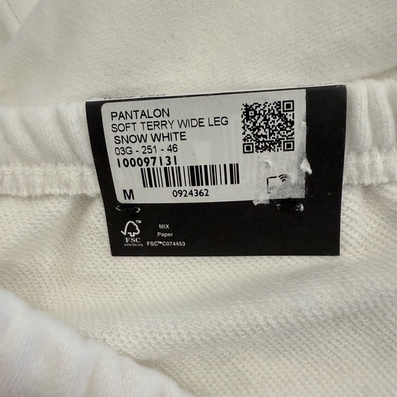 Garage Soft Terry Wide Leg Sweatpants NWT Size M - Picture 7 of 9